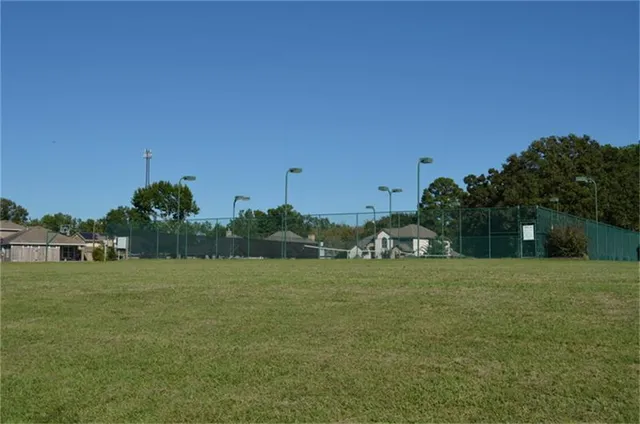 a view of an ocean from a yard