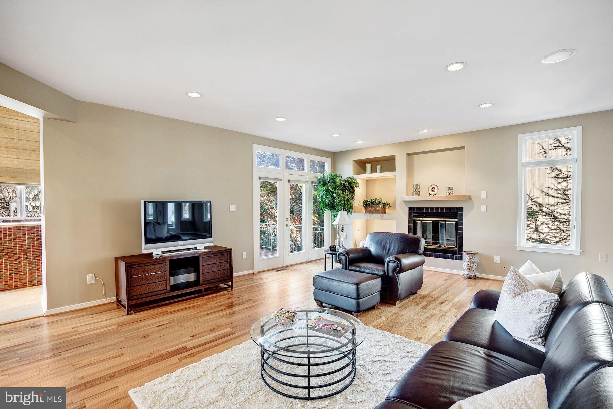 1466 Waterfront Road Reston, VA 20194 - Photo 10 of 69 Living area with fireplace