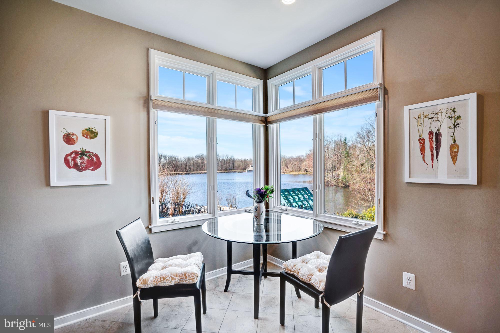 1466 Waterfront Road Reston, VA 20194 - Photo 6 of 69 Kitchen table with view of lake