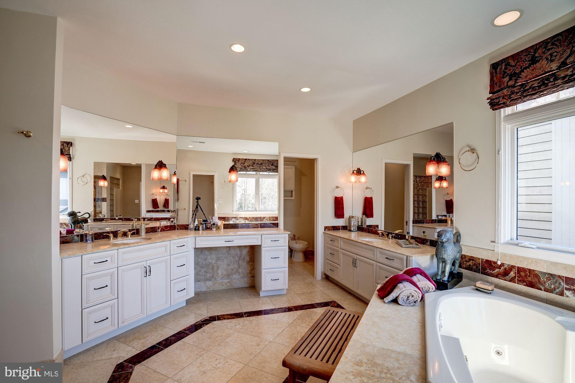 1466 Waterfront Road Reston, VA 20194 - Photo 58 of 69 Master bath with views of lake from Jacuzzi tub
