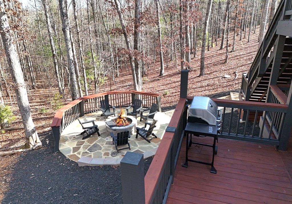 1008 Ridge Drive Morganton, GA 30560 - Photo 41 of 54 a view of a chairs and table in the patio