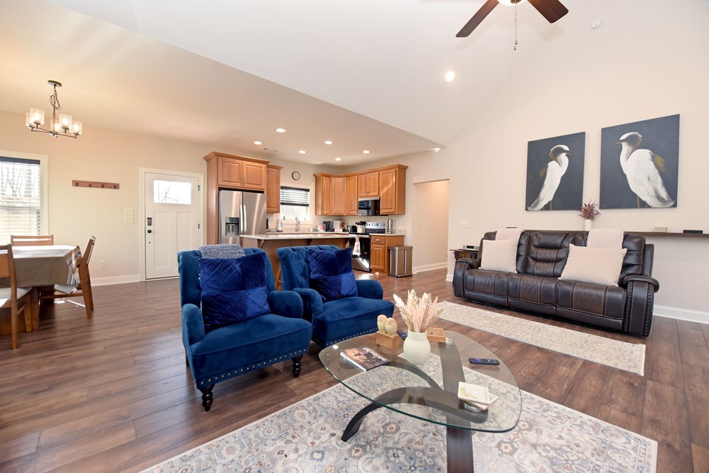 1008 Ridge Drive Morganton, GA 30560 - Photo 5 of 54 a living room with furniture and kitchen view