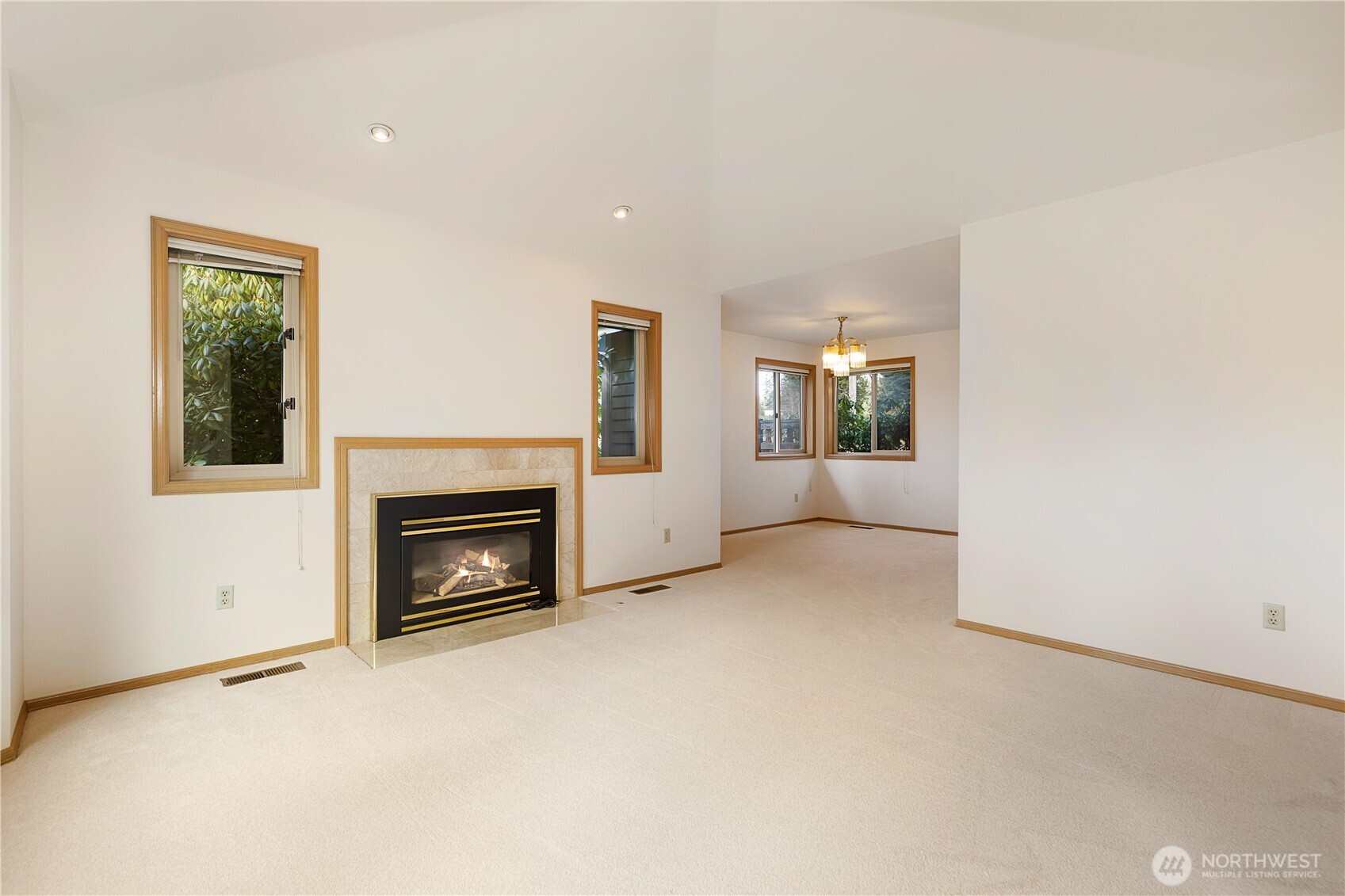 8523 199th Place Southwest Edmonds, WA 98026 - Photo 9 of 40 a view of empty room with a fireplace