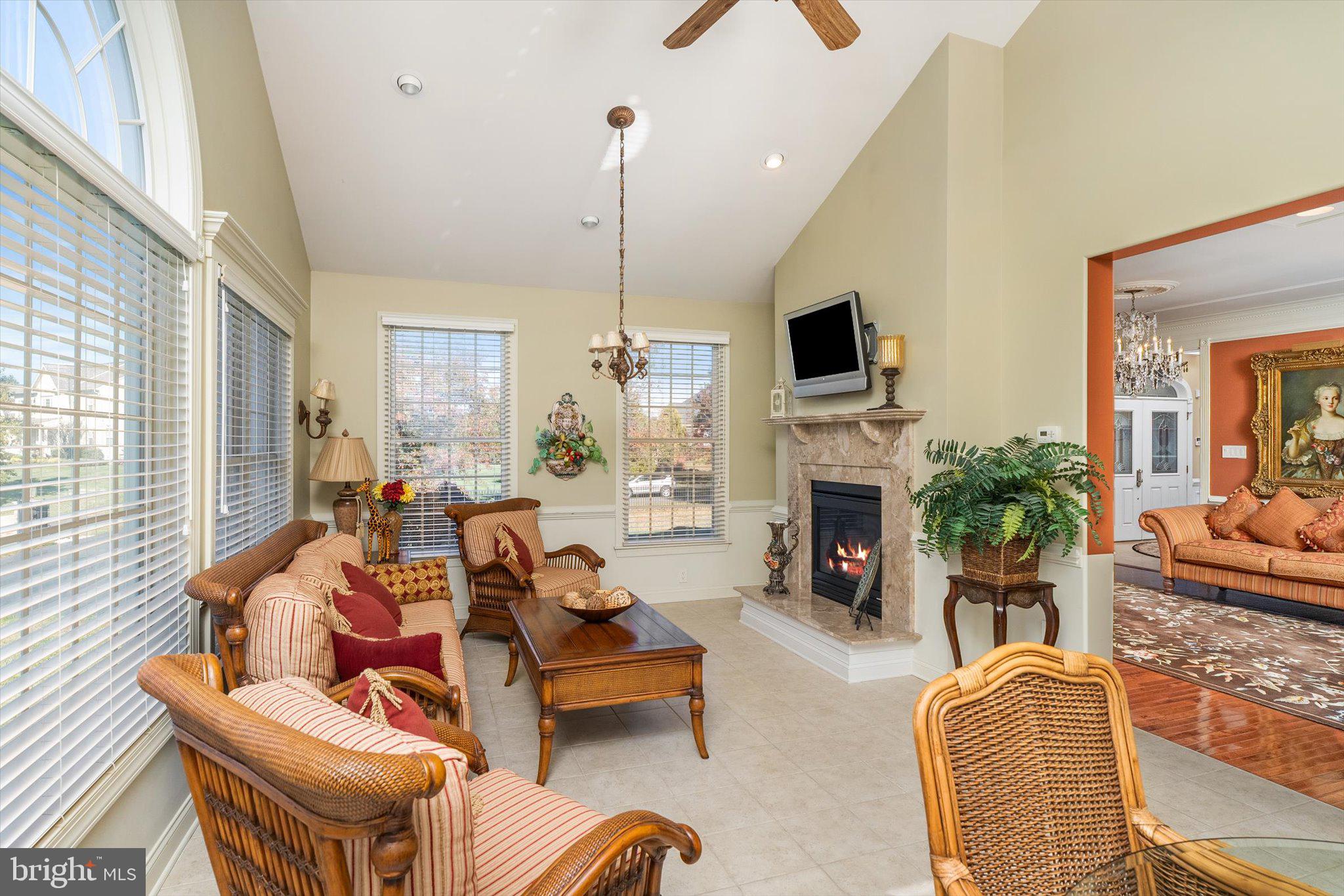 30 Ridgeview Way Allentown, NJ 08501 - Photo 16 of 57 a living room with furniture fireplace and window