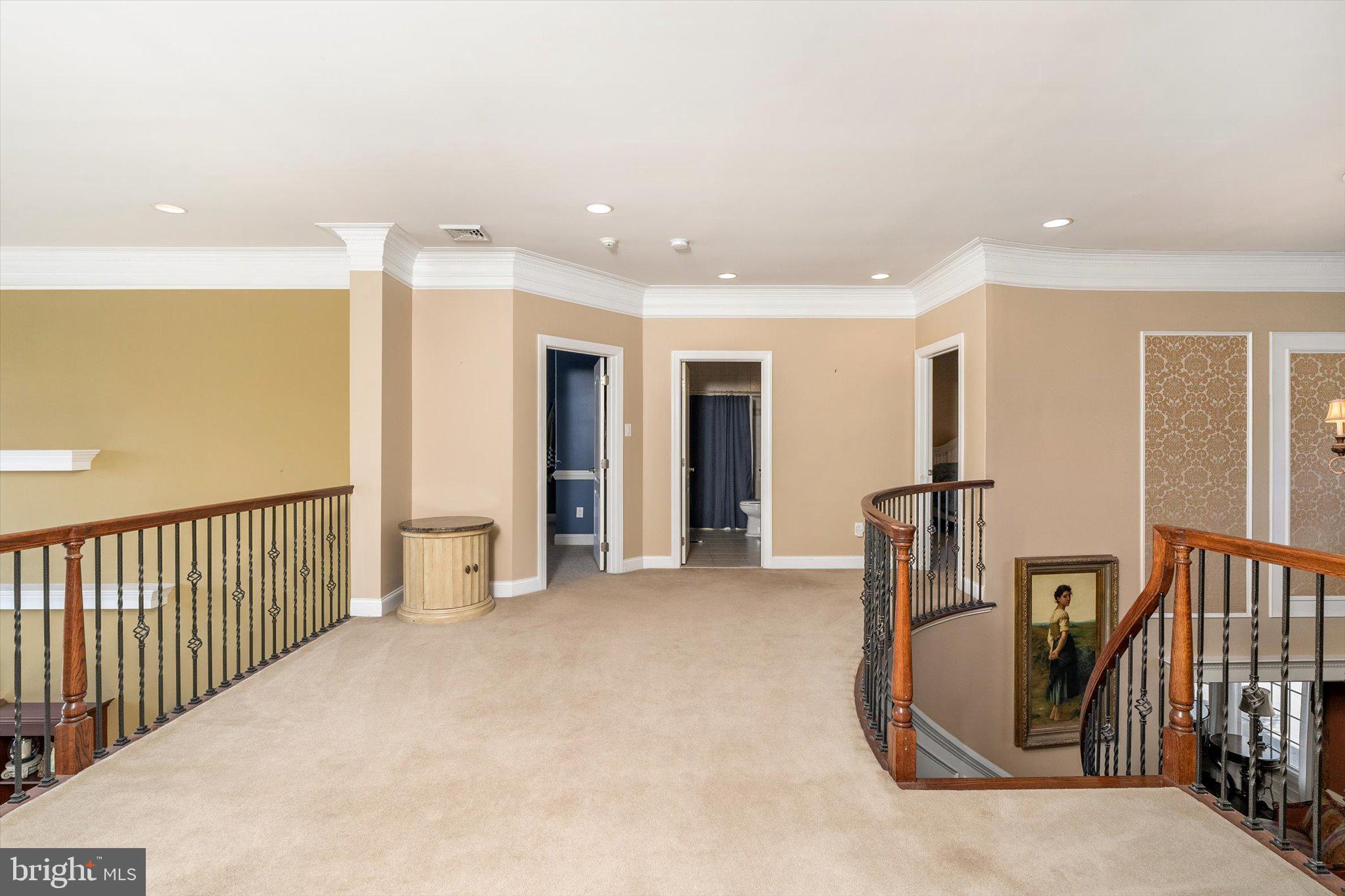 30 Ridgeview Way Allentown, NJ 08501 - Photo 30 of 57 a view of a hallway with furniture