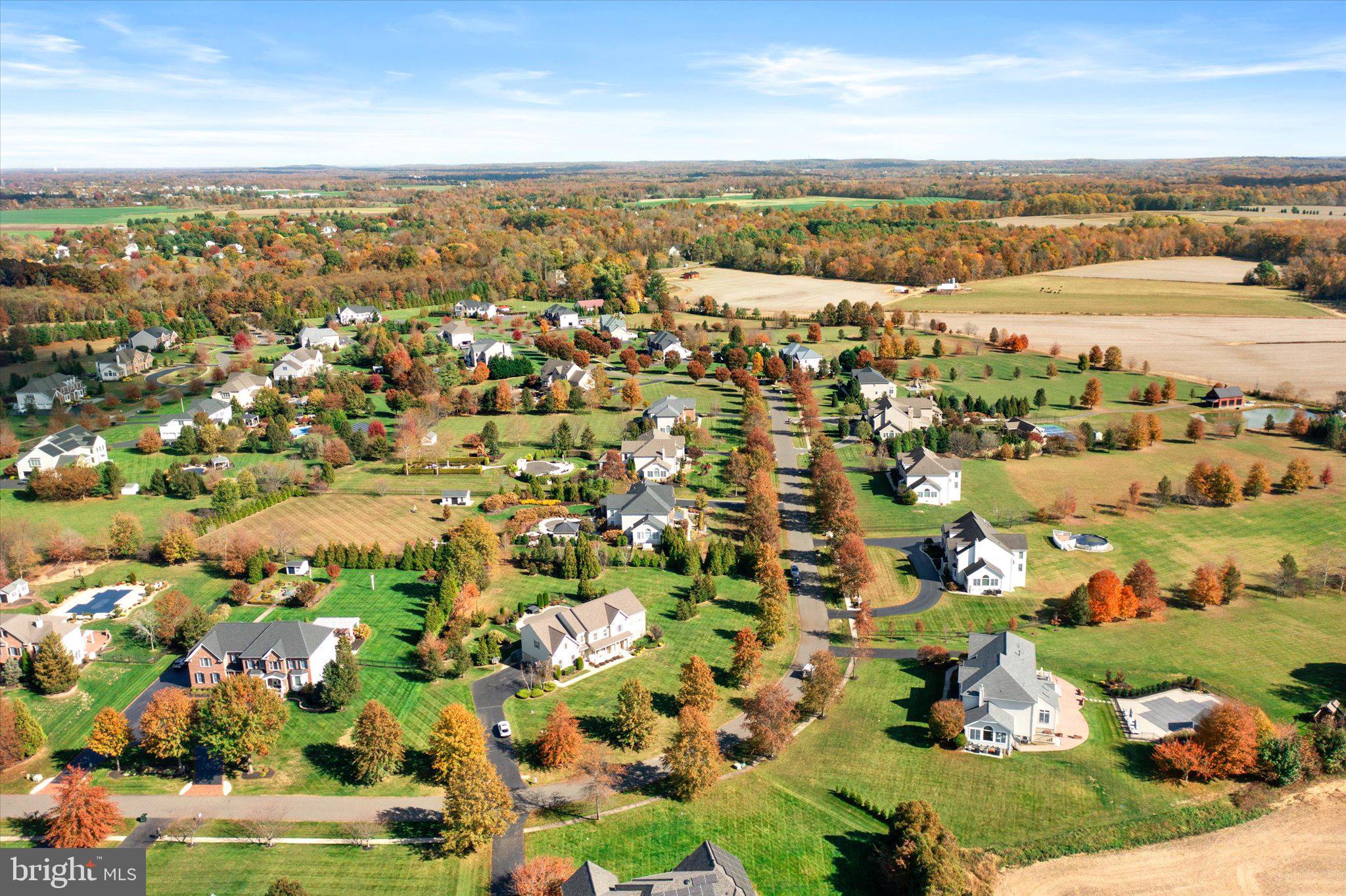 30 Ridgeview Way Allentown, NJ 08501 - Photo 57 of 57 an aerial view of residential building and lake
