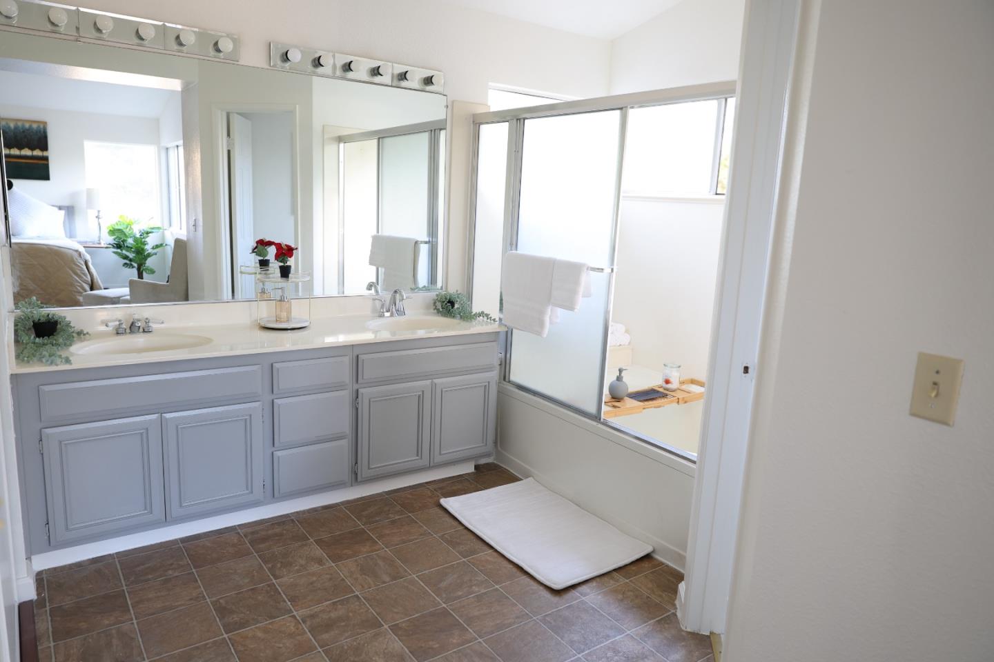 5012 Rodeo Circle Antioch, CA 94531 - Photo 21 of 36 a spacious bathroom with a mirror sink and toilet