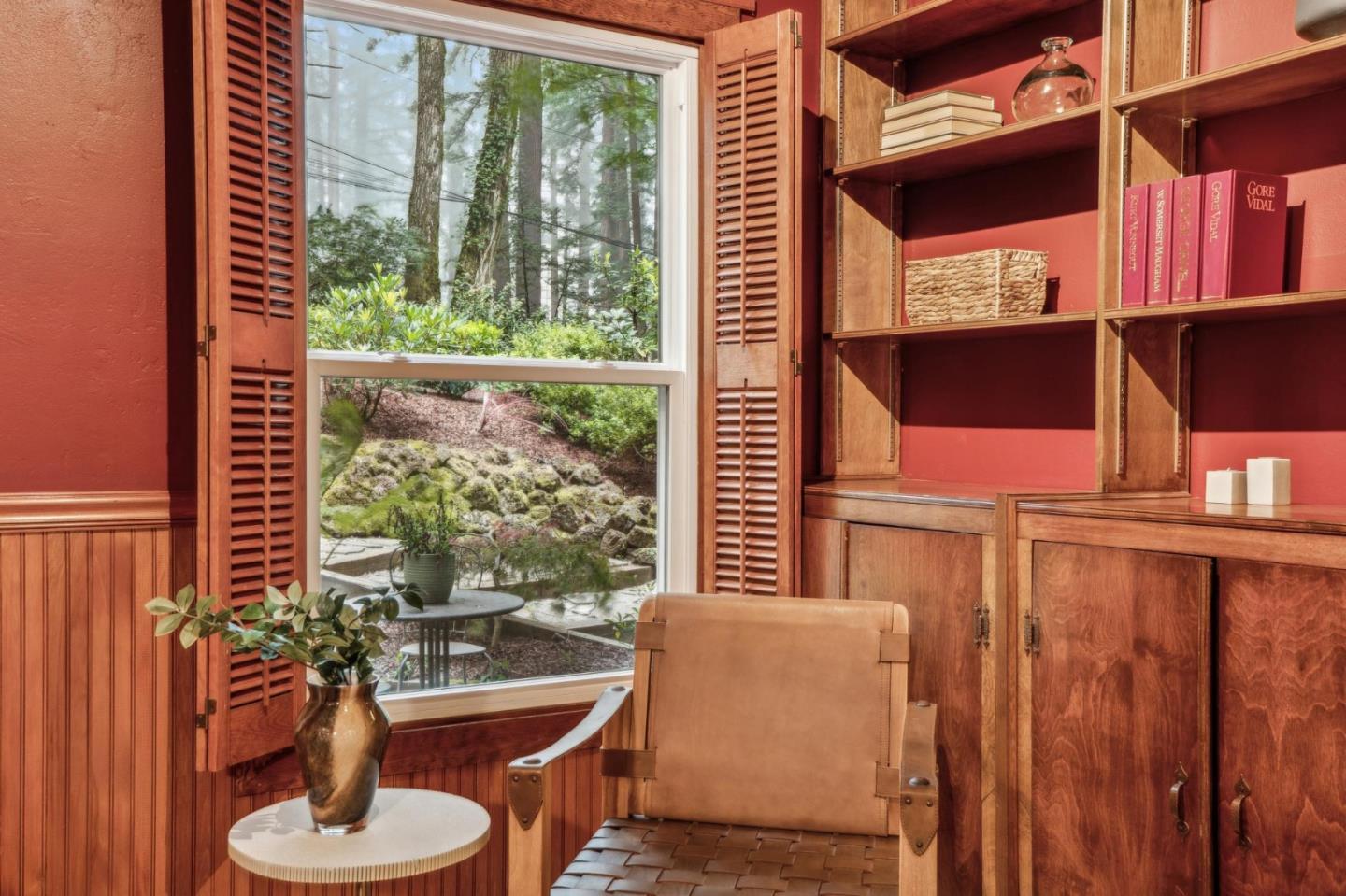 13872 Silver Sky Way Woodside, CA 94062 - Photo 30 of 78 a living room with furniture and a potted plant