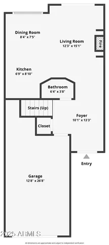 a view of a hallway with wooden shelves