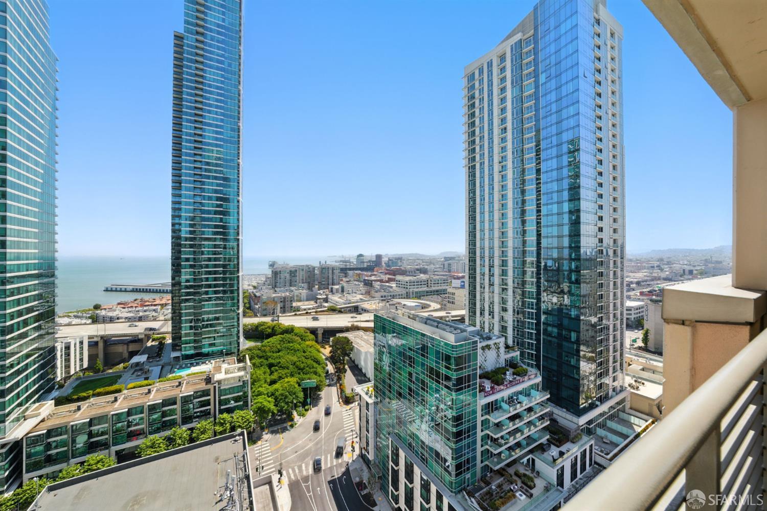 355 1st Street, Unit S2503 San Francisco, CA 94105 - Photo 9 of 67 a view of a city with tall buildings