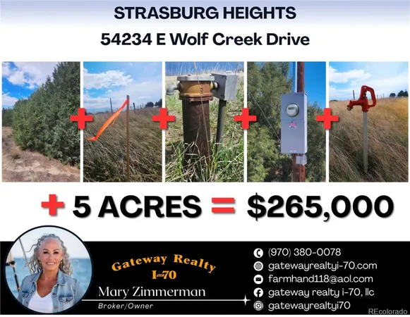 $265,000 | 54234 East Wolf Creek Drive, Strasburg, CO 80136