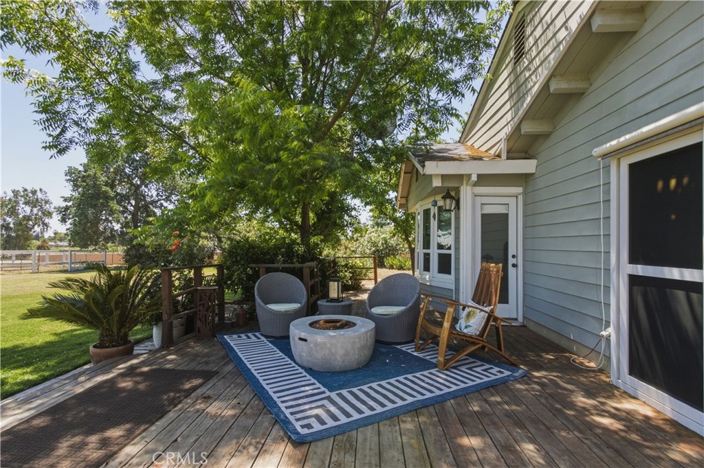 3856 North Gardner Avenue Merced, CA 95340 - Photo 52 of 59 a view of backyard with deck and outdoor seating