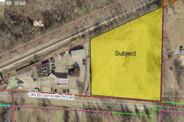 a view of an entrance to building