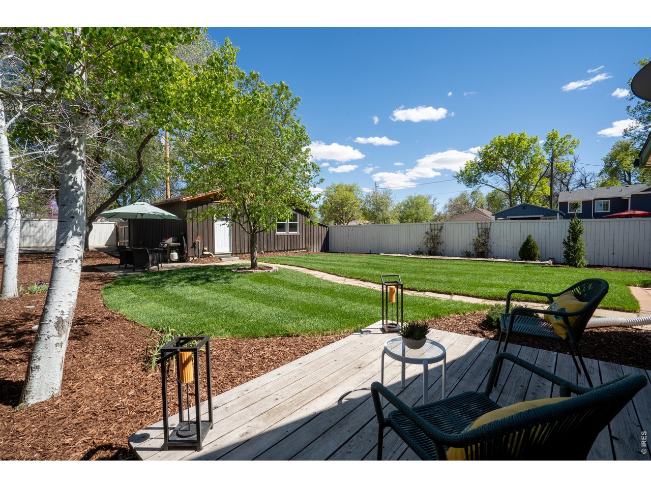 936 6th Street Berthoud, CO 80513 - Photo 22 of 22 a view of yard with patio