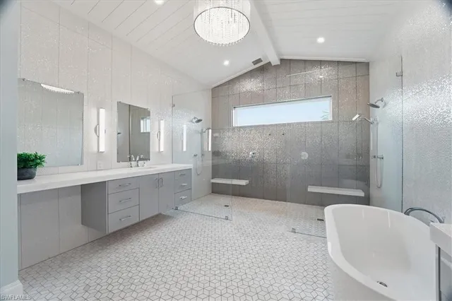 a close view of sink and mirror