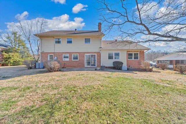 a front view of house with yard