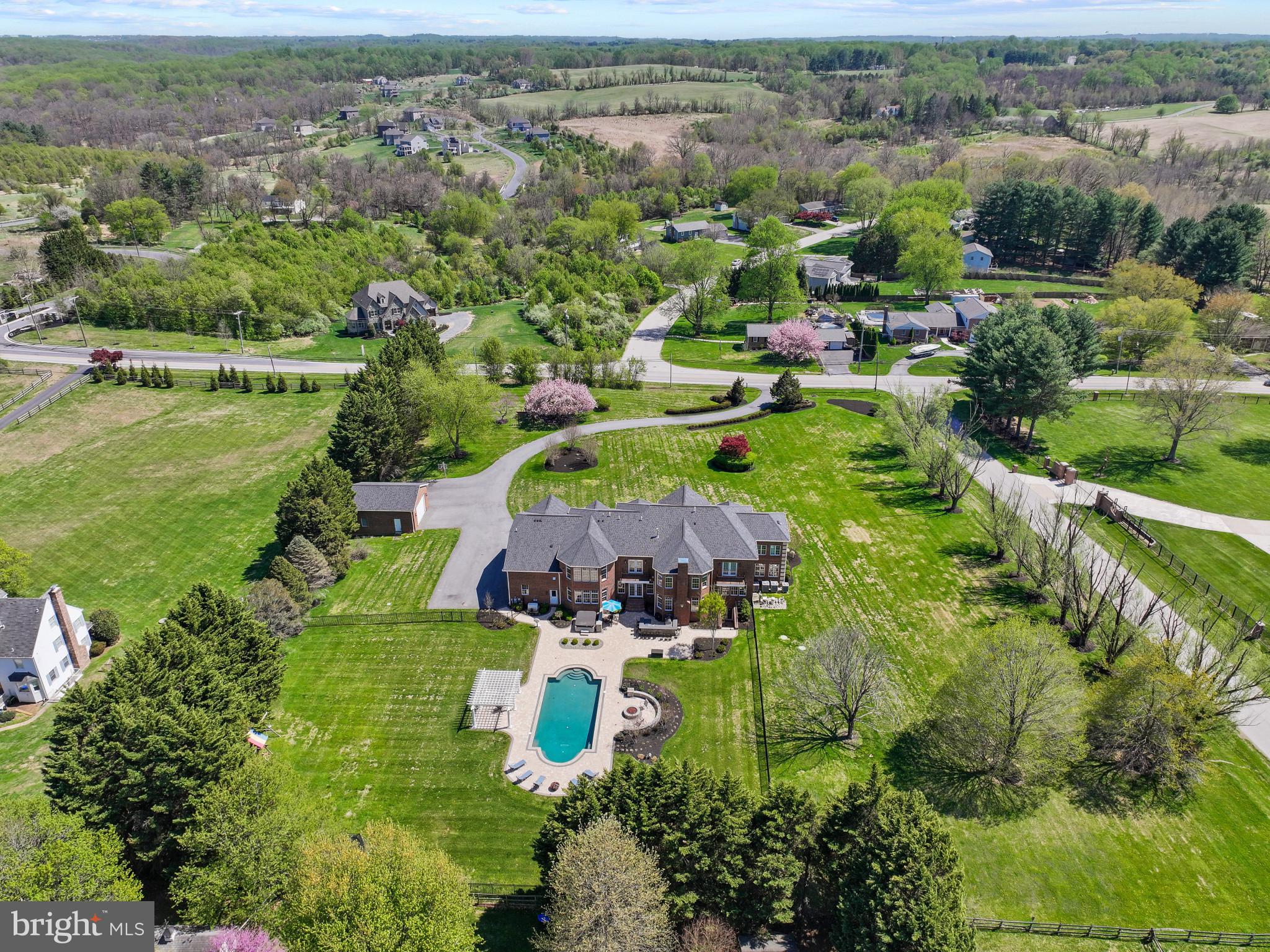 1820 Woodstock Road Woodstock, MD 21163 - Photo 111 of 122 Aerial View of Home and Surrounding Area