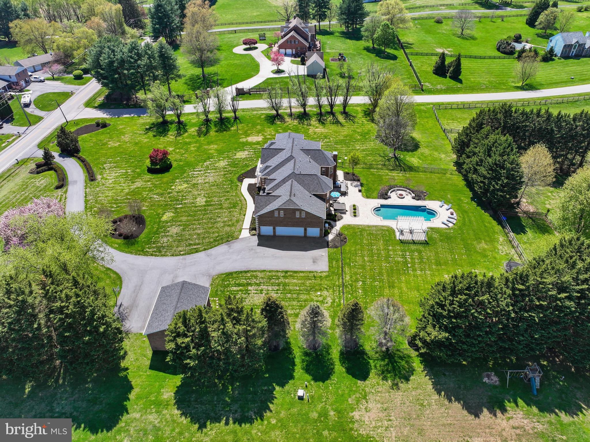 1820 Woodstock Road Woodstock, MD 21163 - Photo 112 of 122 Aerial View of Home and Surrounding Area