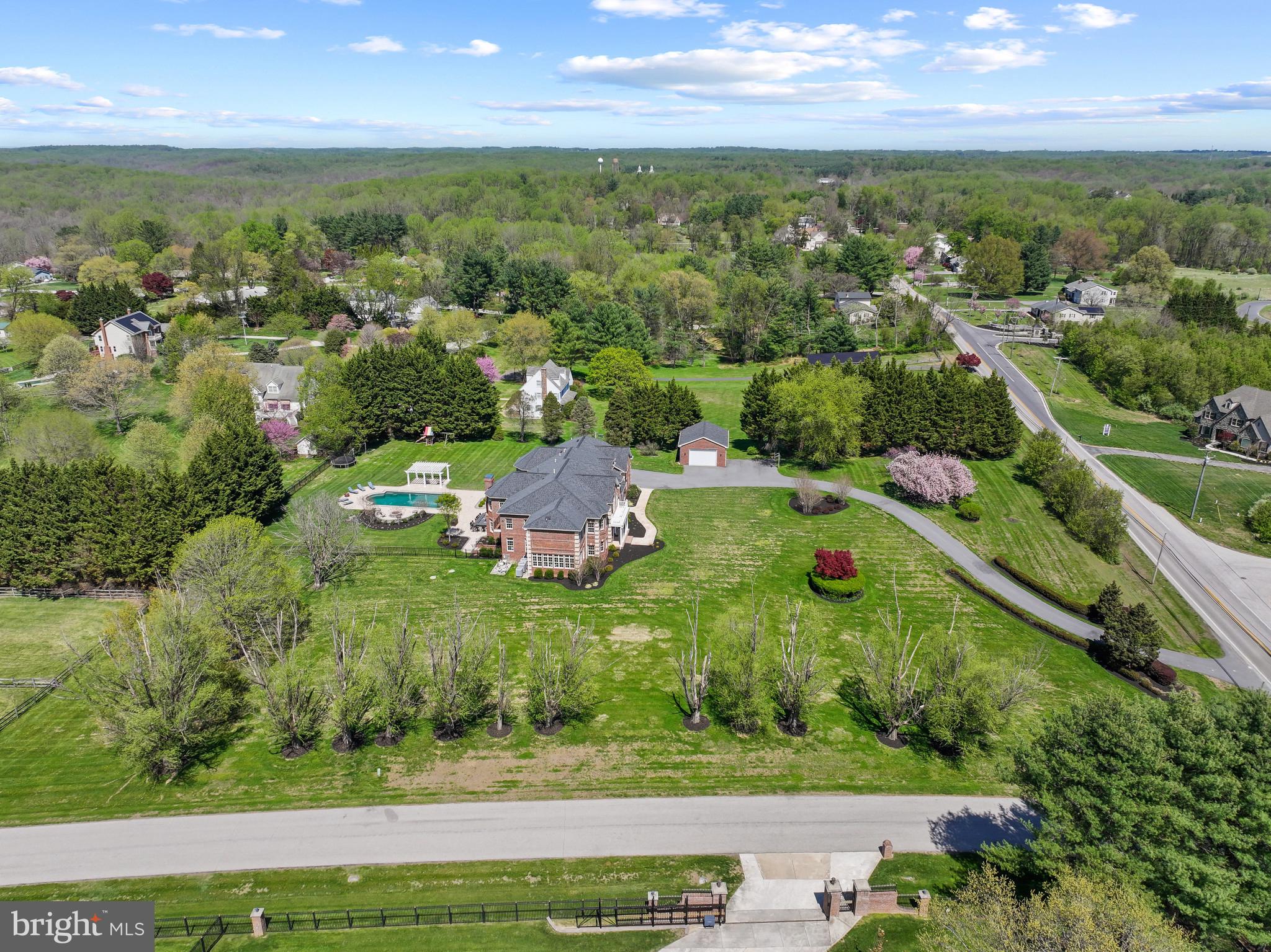 1820 Woodstock Road Woodstock, MD 21163 - Photo 113 of 122 Aerial View of Home and Surrounding Area