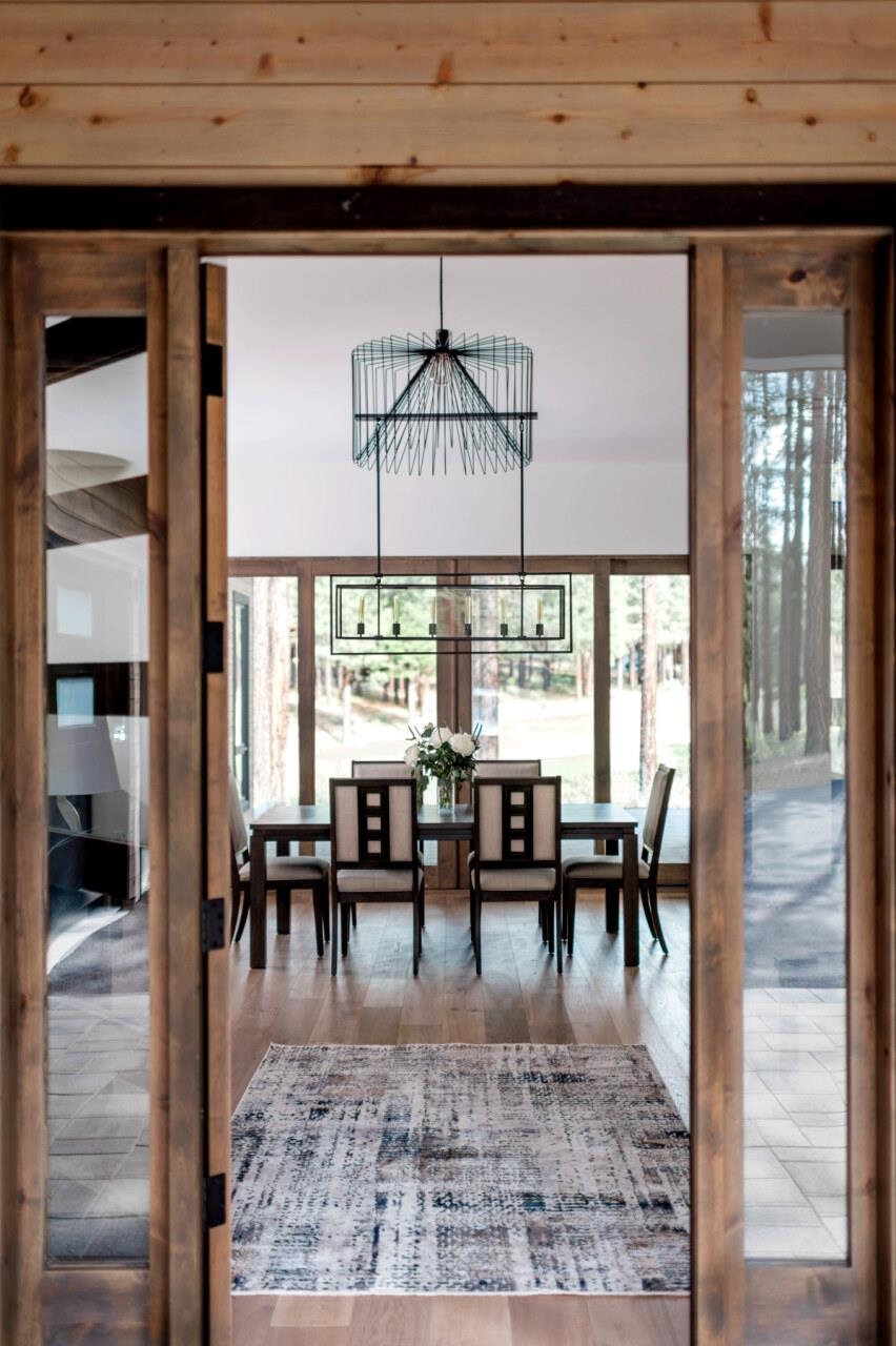 1391 Eagle Feather Portola, CA 96122 - Photo 6 of 28 a view of a dining room with furniture window and outside view