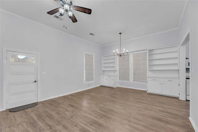 wooden floor in an empty room