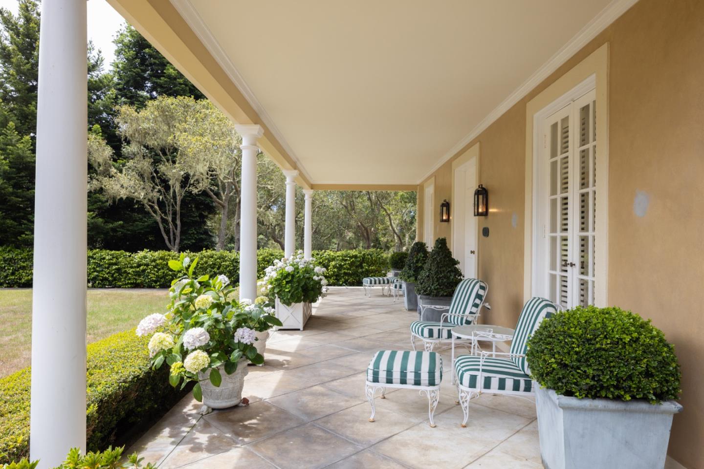 1500 Viscaino Road Pebble Beach, CA 93953 - Photo 12 of 16 a view of a backyard with garden and plants