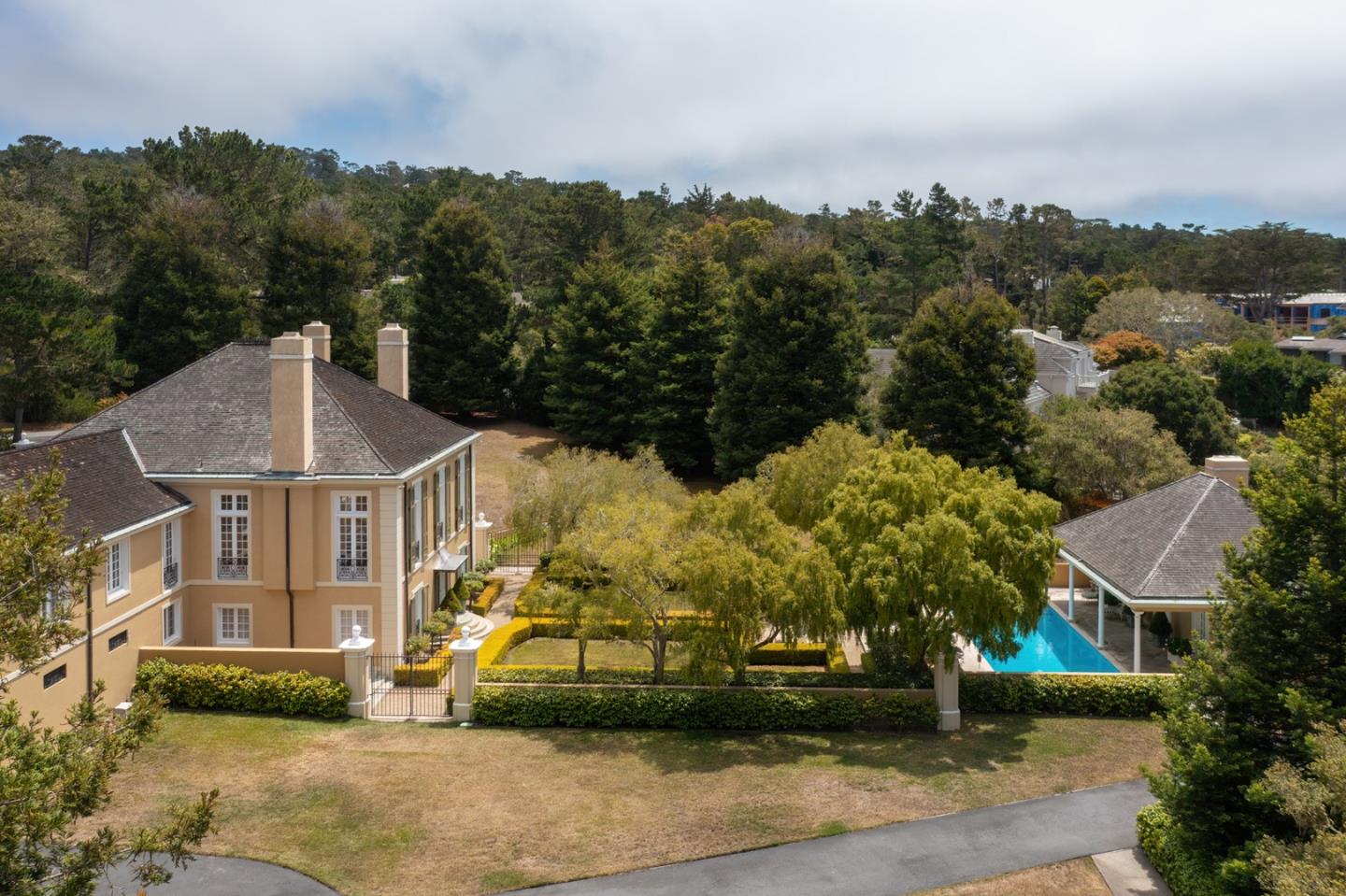 1500 Viscaino Road Pebble Beach, CA 93953 - Photo 15 of 16 an aerial view of a house