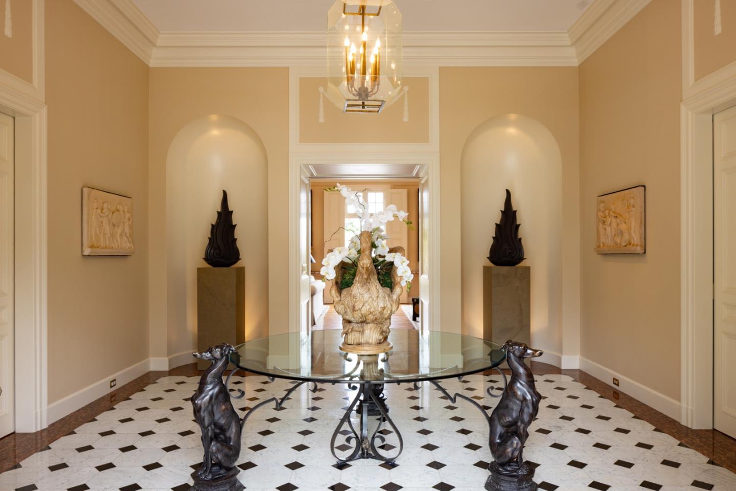 1500 Viscaino Road Pebble Beach, CA 93953 - Photo 4 of 16 a bathroom with a sink mirror and window