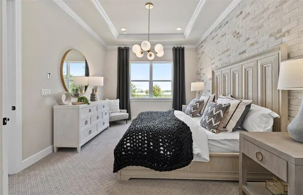 a bathroom with double sink and a mirror