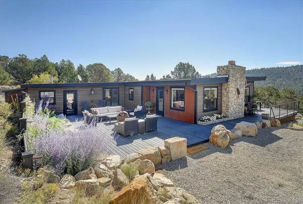 a view of a house with patio