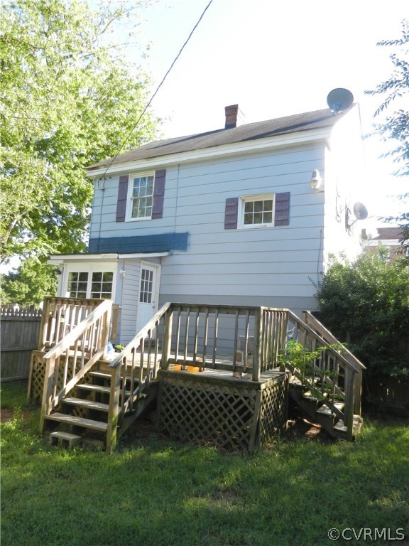 1007 Burnside Street Hopewell, VA 23860 - Photo 16 of 19 a view of a house with a yard