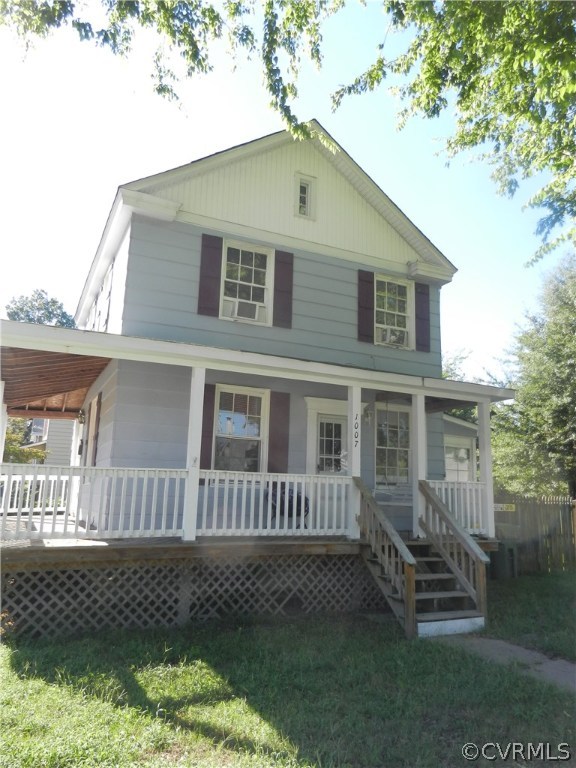 1007 Burnside Street Hopewell, VA 23860 - Photo 18 of 19 a front view of a house with a yard