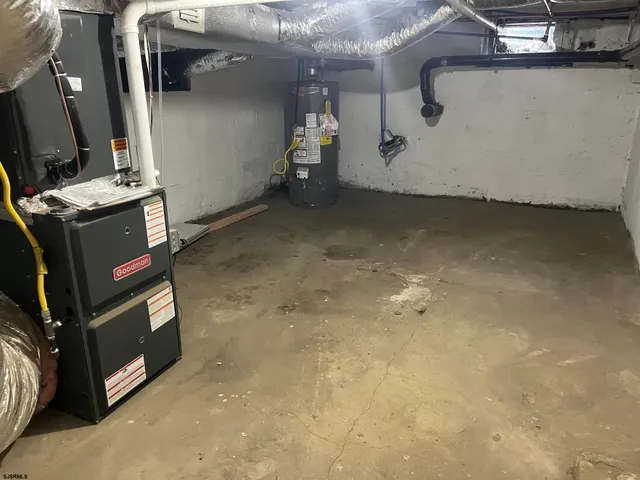 a view of water heater room