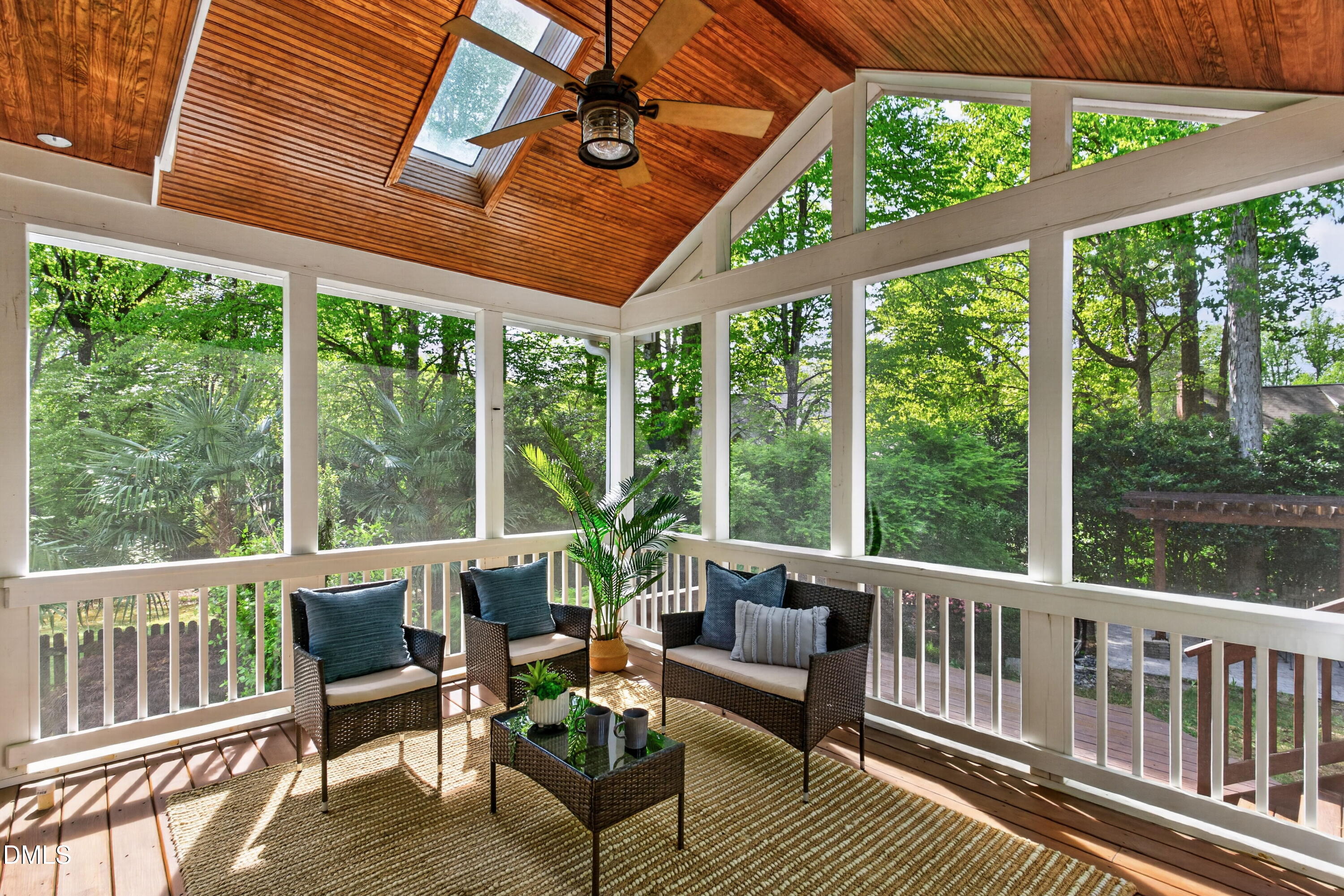 4021 Westwood Place Raleigh, NC 27613 - Photo 29 of 37 a view of a patio with wooden floor