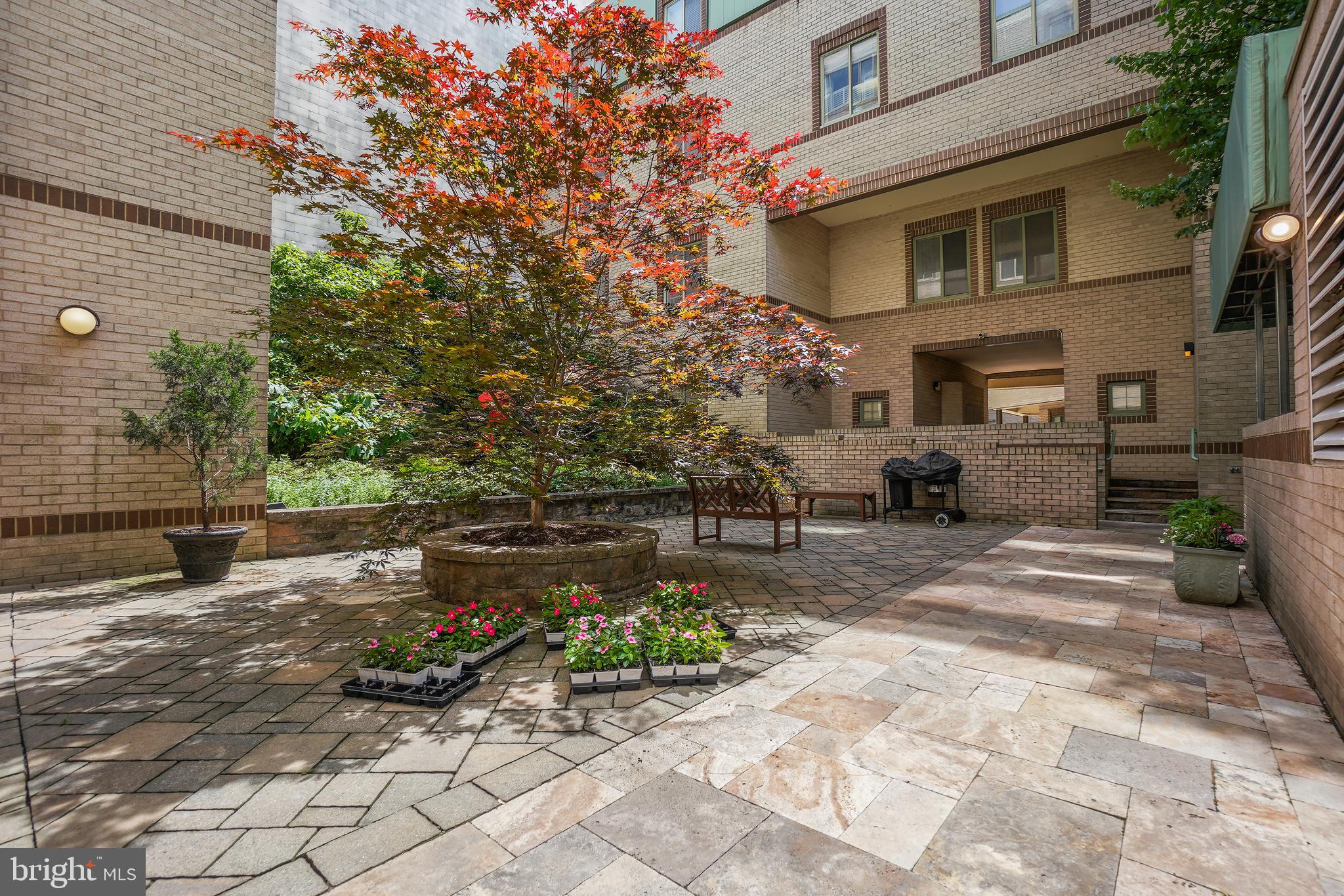 2141 Wisconsin Avenue Northwest, Unit 103 Washington, DC 20007 - Photo 29 of 30 a view of a backyard with sitting area