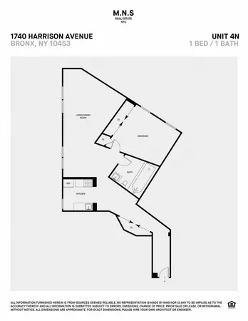 $2,653 | 1730 Harrison Avenue, Unit 4N | Morris Heights