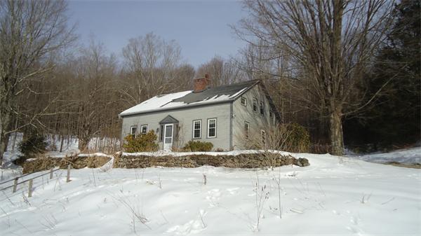 a view of house covered in snow