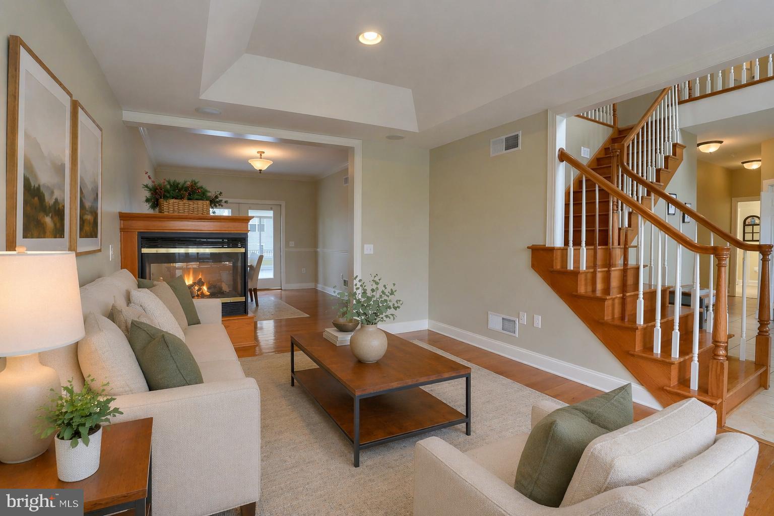 10 Spring View Court Mechanicsburg, PA 17050 - Photo 5 of 50 a living room with furniture and a chandelier