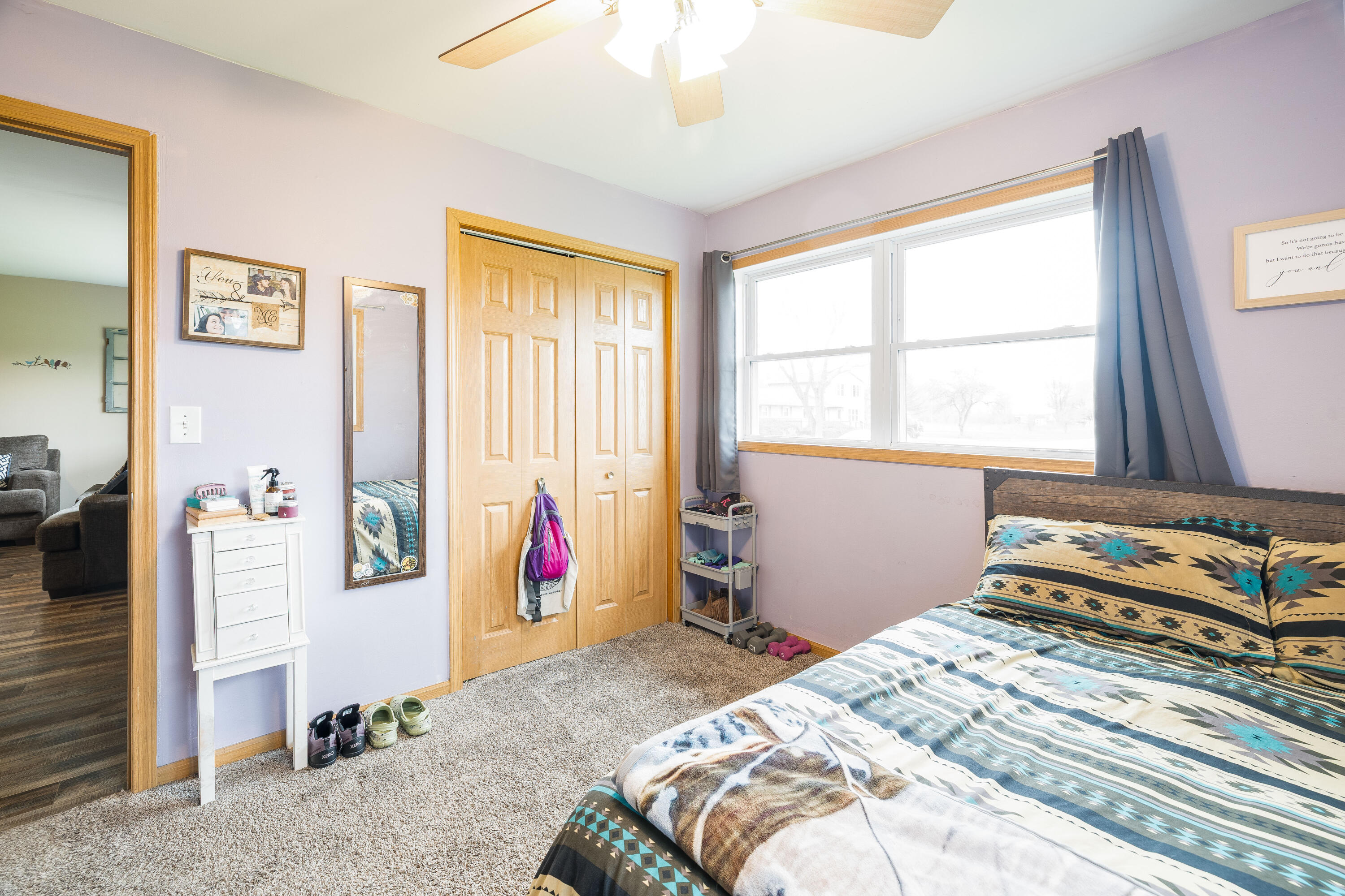 7612 Graefen Drive Demotte, IN 46310 - Photo 16 of 25 a bedroom with a bed and a window