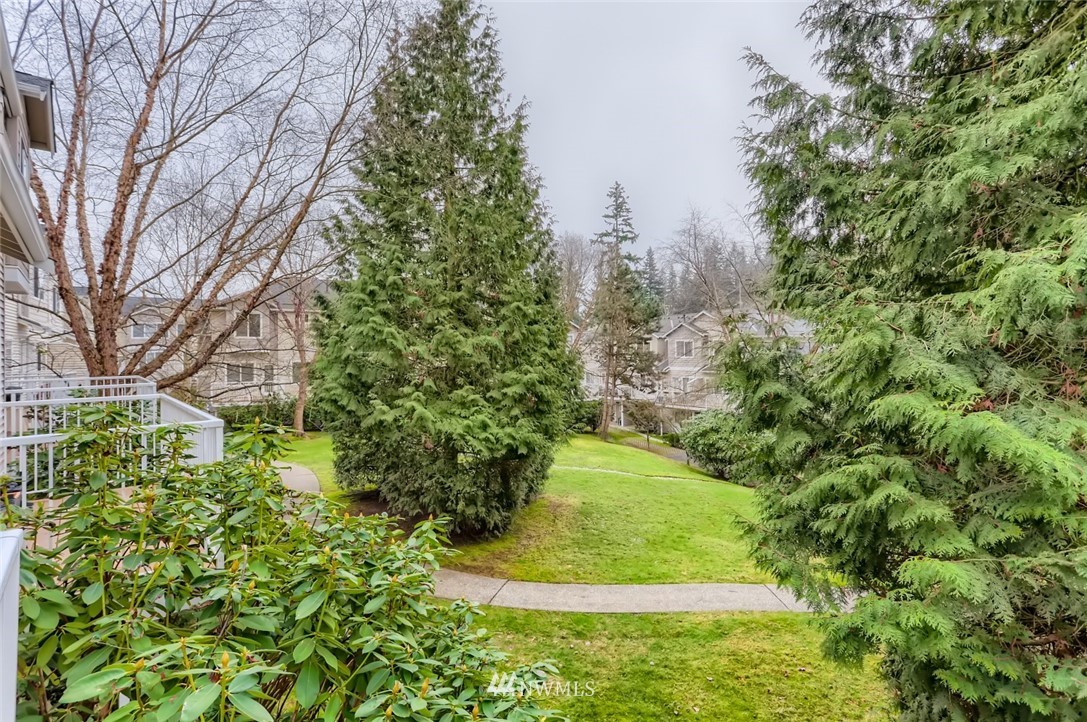 13400 Dumas Road, Unit E3 Mill Creek, WA 98012 - Photo 28 of 28 a view of a garden with large trees