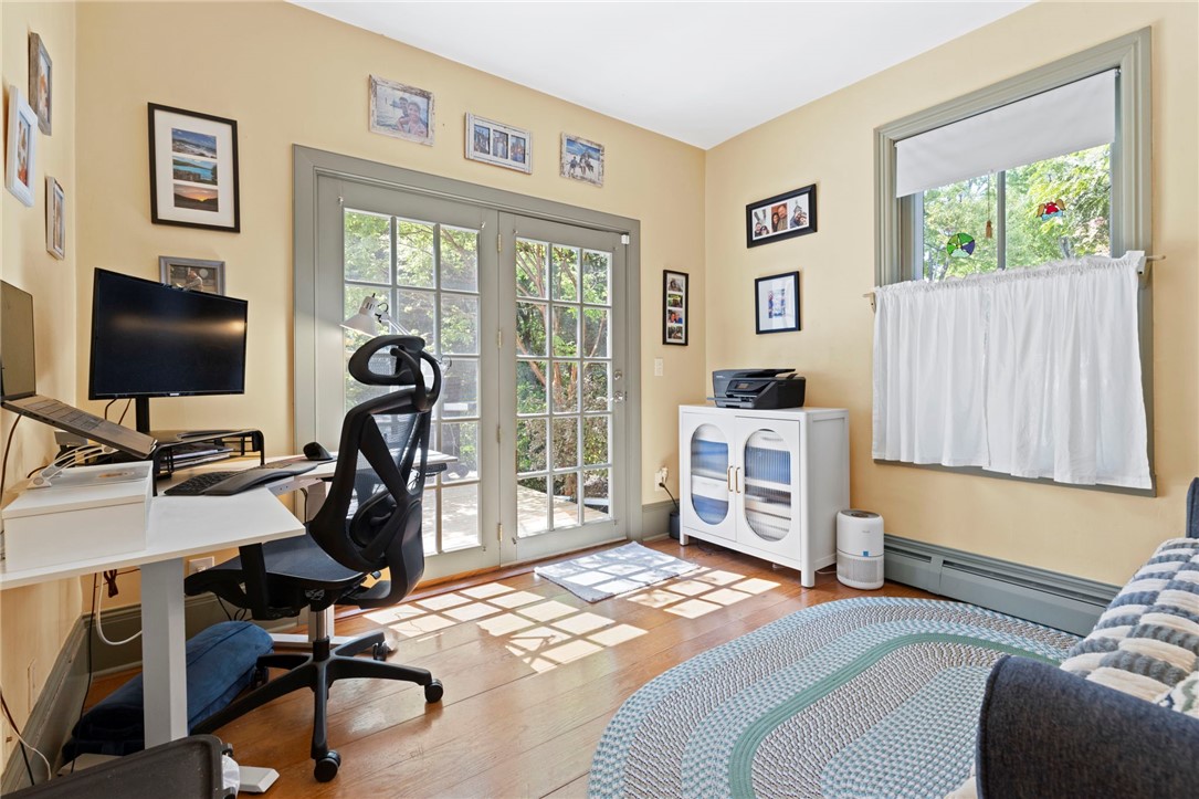 422 N Road Scituate, RI 02831 - Photo 21 of 50 First floor office or guest room with French doors to deck and hot tub.