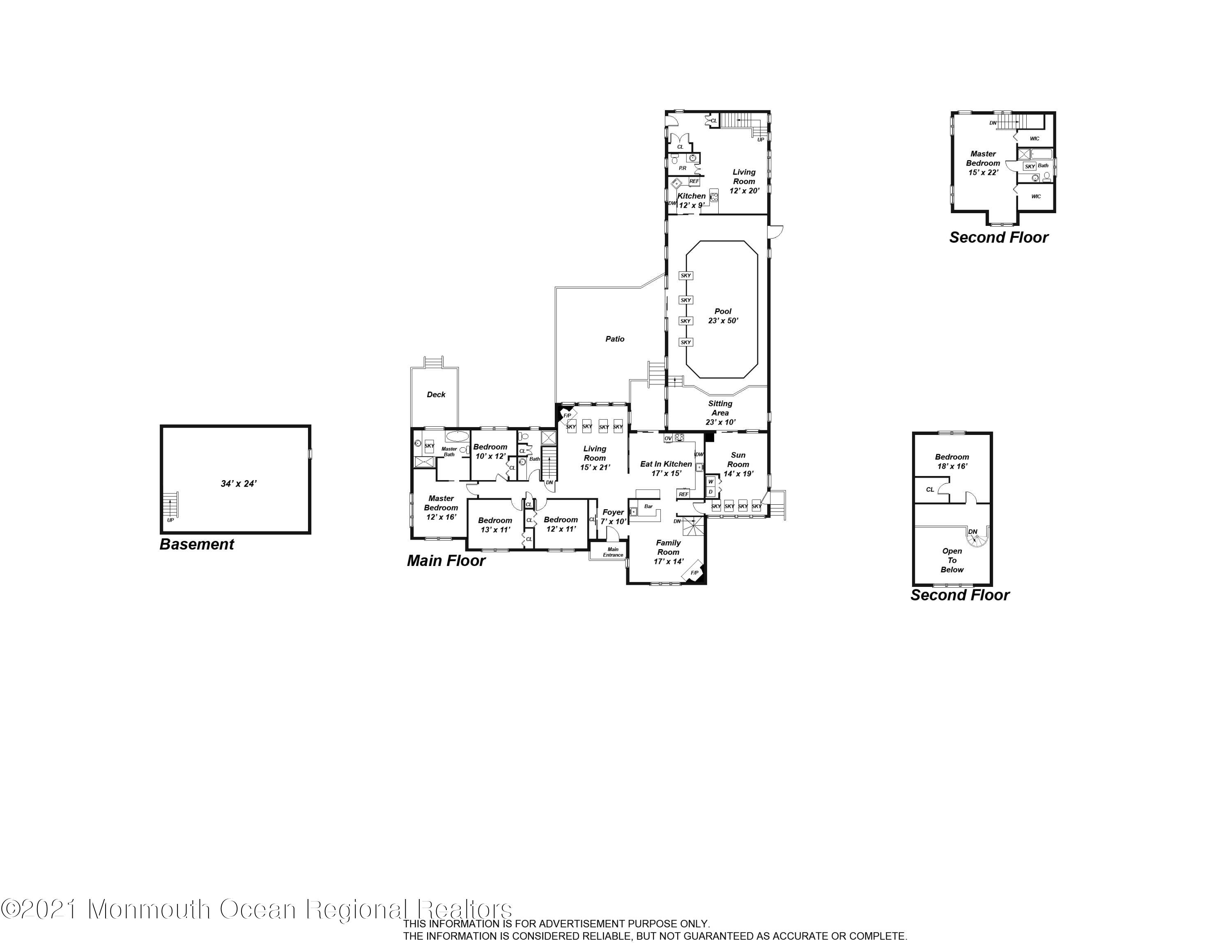 719 Gail Chambers Road Jackson, NJ 08527 - Photo 34 of 34 a picture of a floor plan