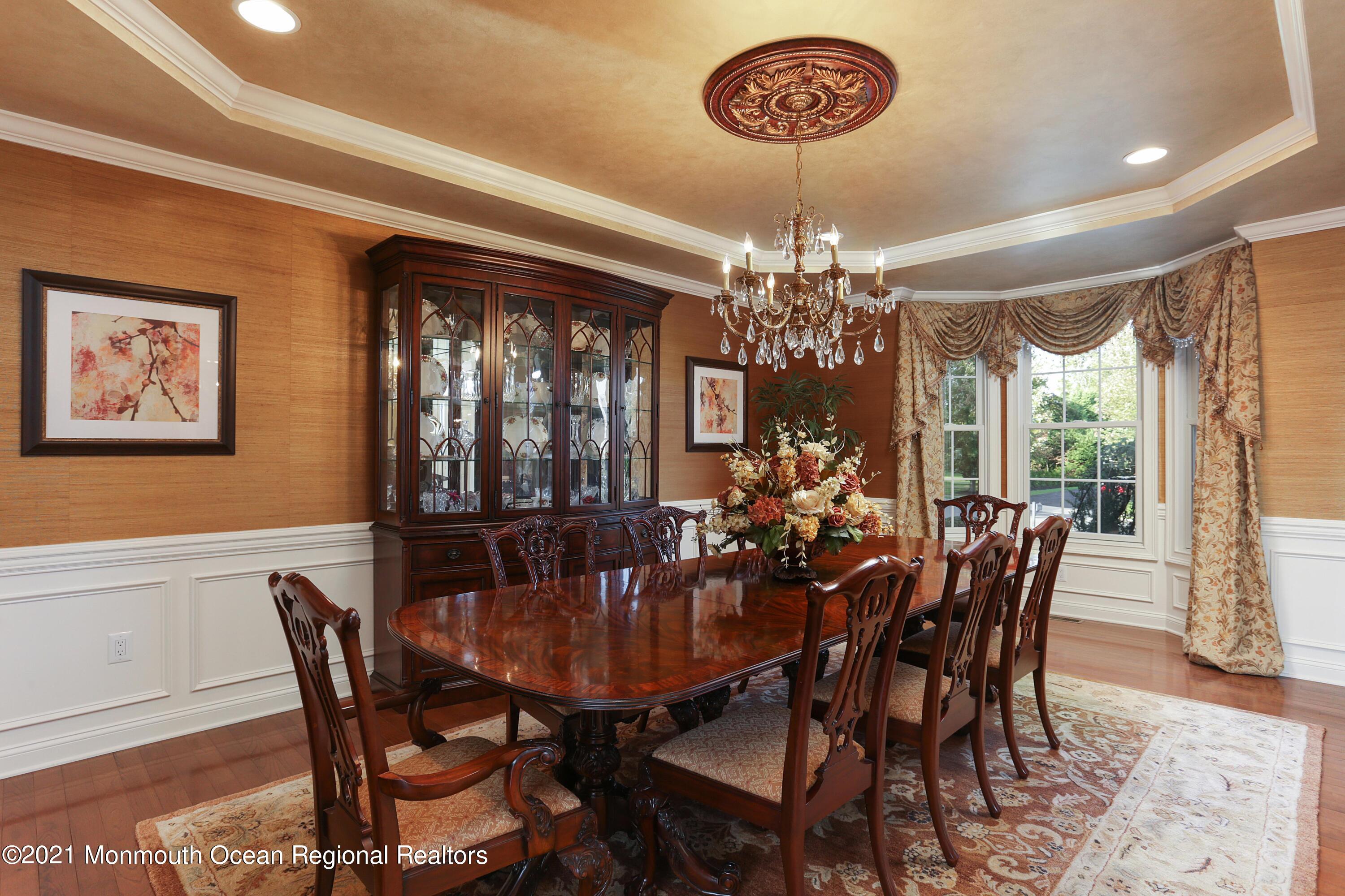 4 Yorktown Road Morganville, NJ 07751 - Photo 14 of 64 a view of a dining room with furniture window and outside view