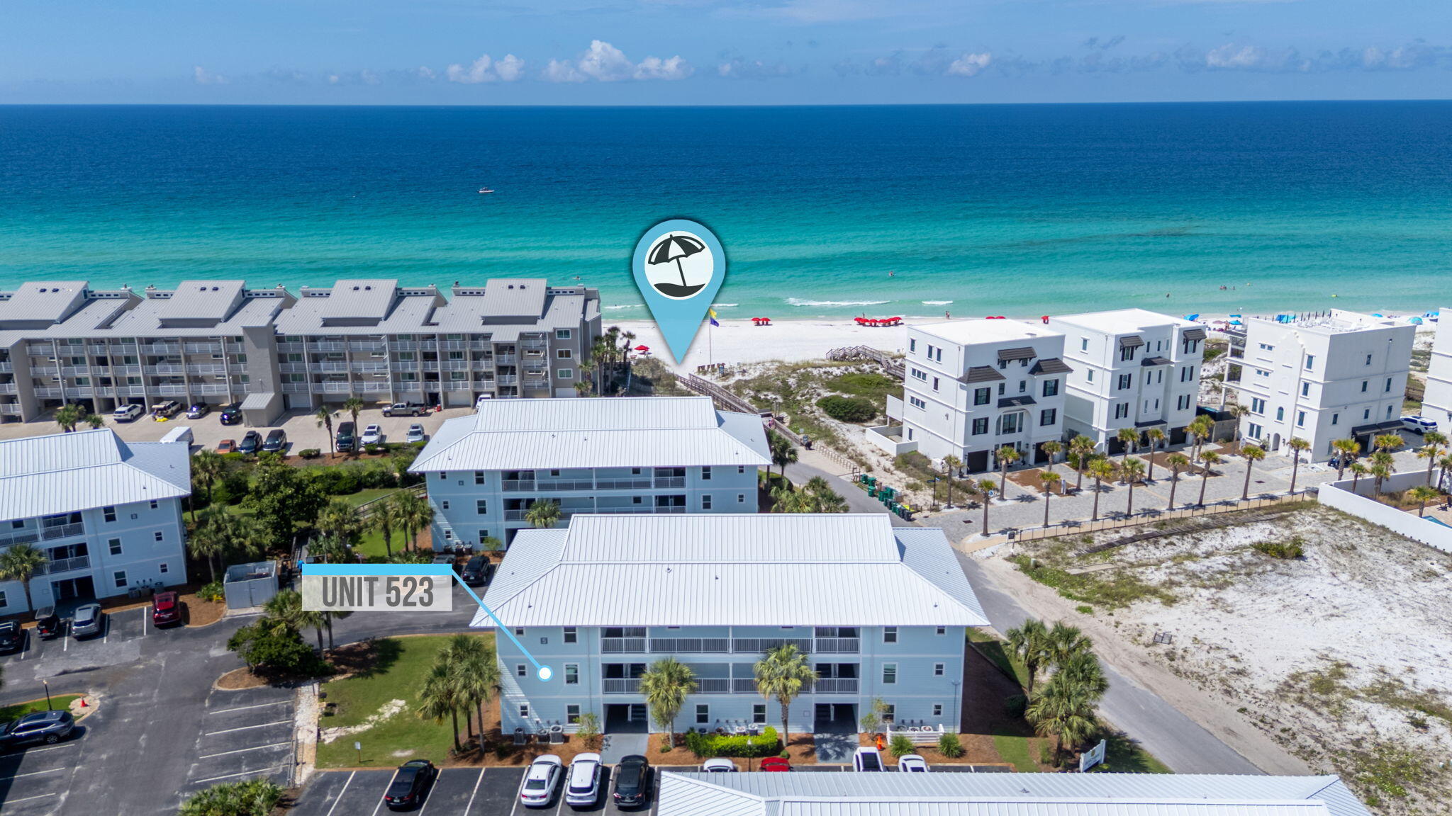 11 Beachside Drive, Unit 523 Santa Rosa Beach, FL 32459 - Photo 26 of 32 a view of a water fountain in front of building