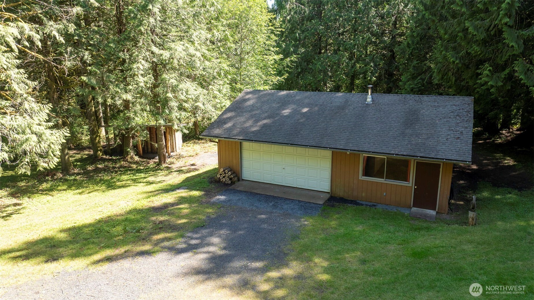 209 Alpha Way Onalaska, WA 98570 - Photo 29 of 40 a view of a house with a yard