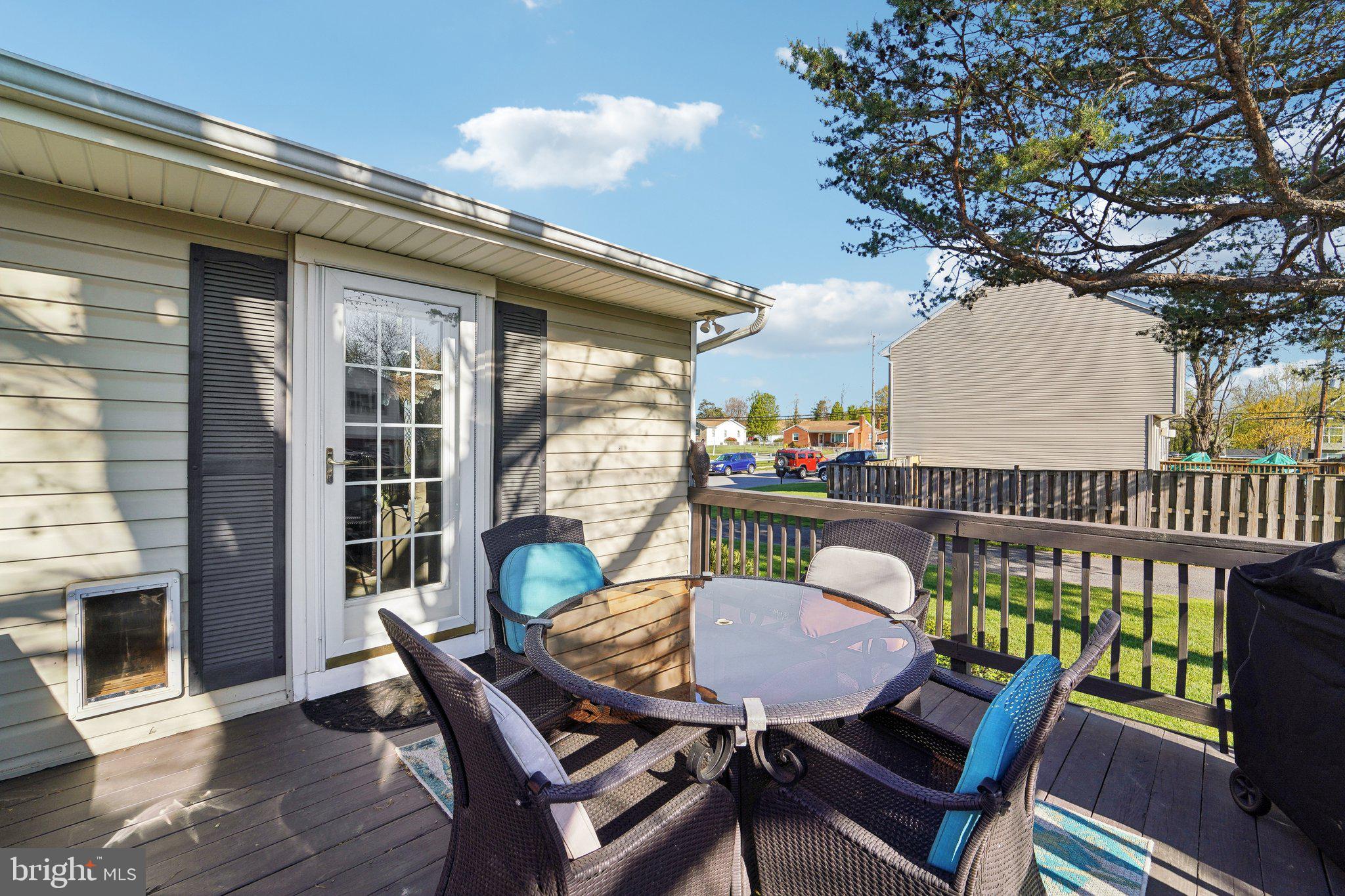 901 Mark Road Baltimore, MD 21225 - Photo 28 of 39 a view of a chairs and table in the balcony
