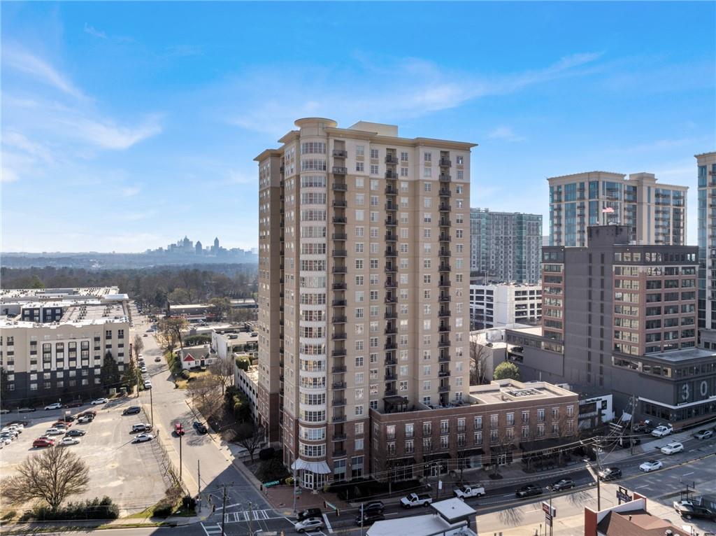 325 East Paces Ferry Road Northeast, Unit 601 Atlanta, GA 30305 - Photo 28 of 28 a view of a city with tall buildings