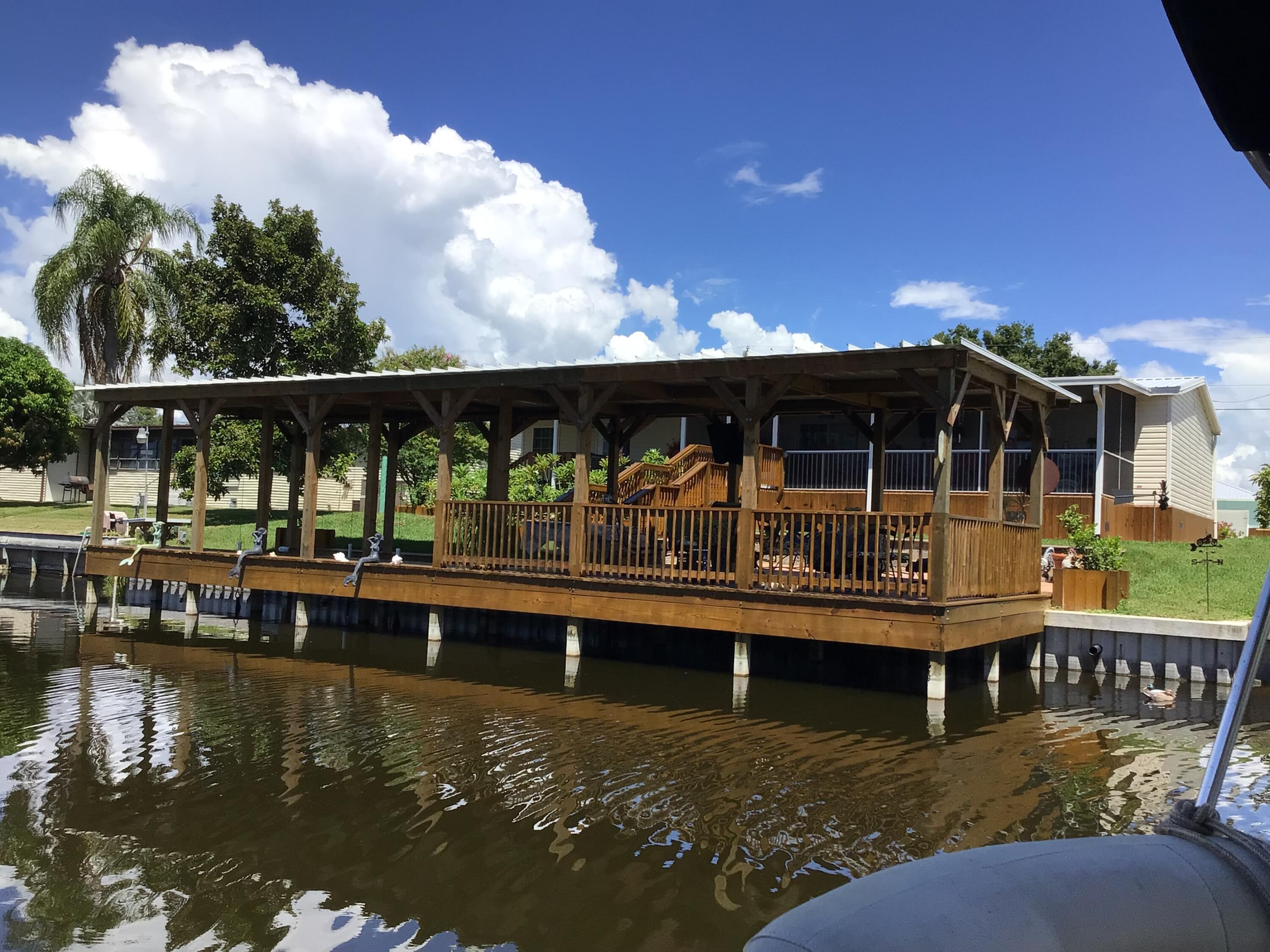 2004 Southeast 30th Street Okeechobee, FL 34974 - Photo 12 of 21 Boat dock