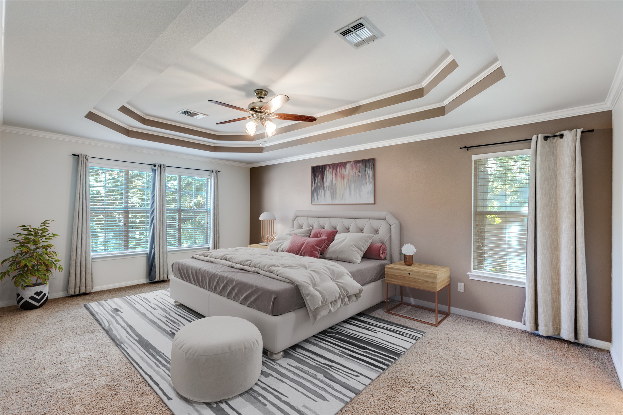 3729 Galena Hills Loop Round Rock, TX 78681 - Photo 14 of 33 a bedroom with furniture and a large window