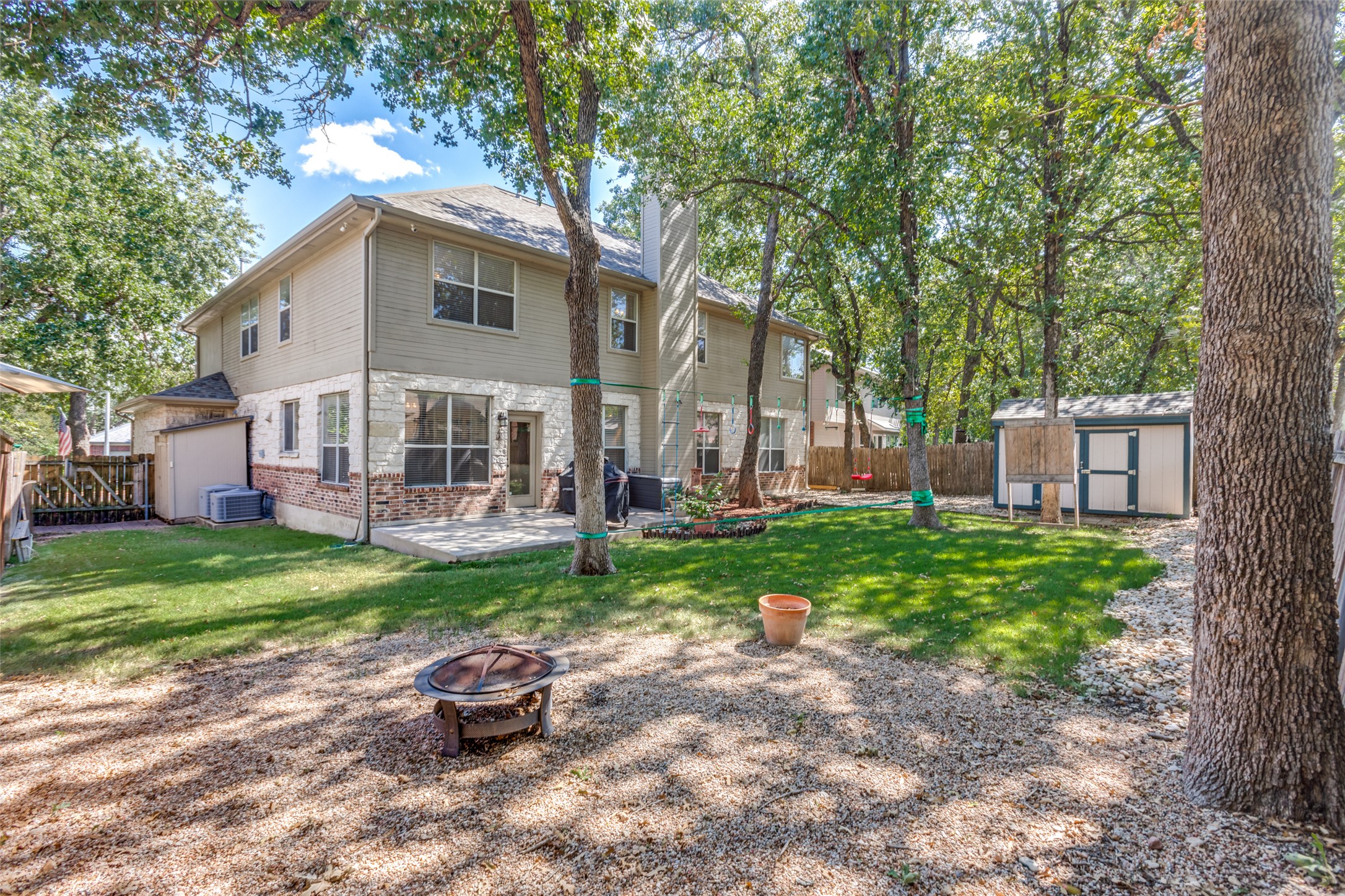 3729 Galena Hills Loop Round Rock, TX 78681 - Photo 27 of 33 a view of a house with backyard and garden